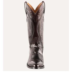 Lucchese Men's Vintage Gavin Cowboy Boots - Black Cherry